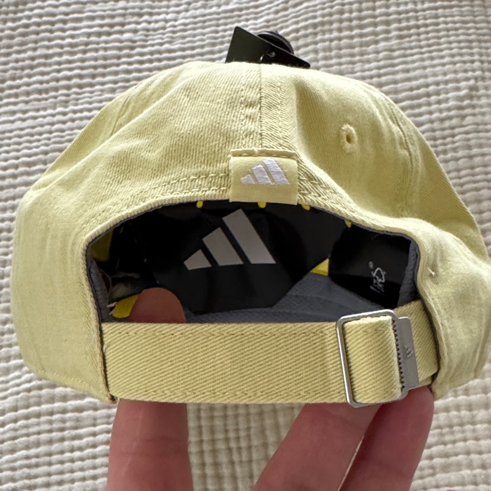 Adidas Women's Soft Yellow Cap - Picture 3 of 4